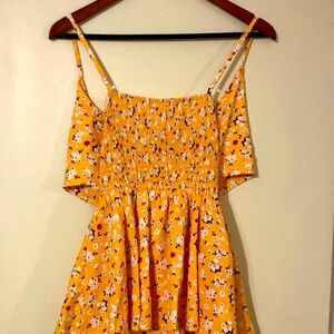 Floral Yellow Romper